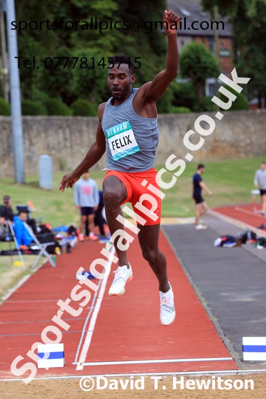 Decathlon Long Jump, 2024 EAP International Combined events, Hewcham, Northumberland.  Photo: David T. Hewitson/Sports for All Pics